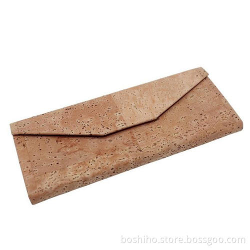 For Vegan cork glasses case wood glasses case